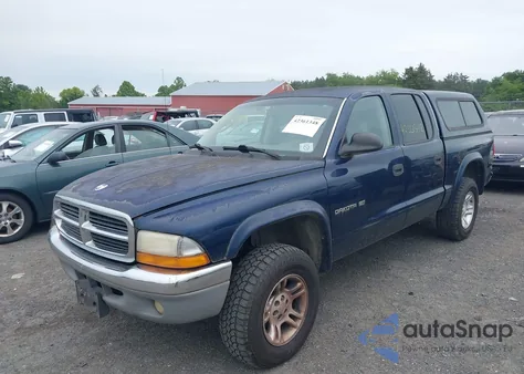 2001 Dodge Dakota Slt/Sport from USA, damaged, VIN 1B7GG2AN41S220246